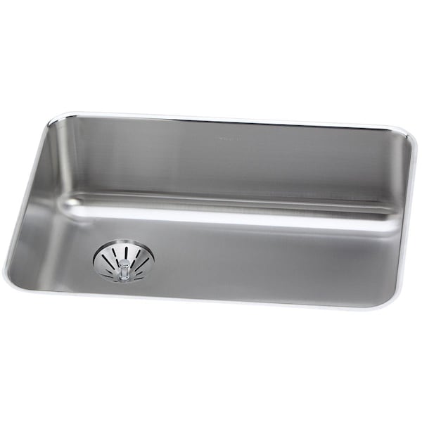 Elkay Lustertone Stainless Steel 25-1/2 X 19-1/4 X 8 Single Bowl Undermount Sink With Perfect Drain ELUH2317LPD - main